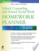 School counseling and school social work homework planner /