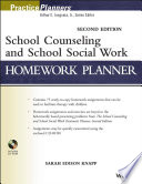 School counseling and school social work homework planner /