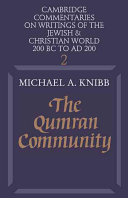 The Qumran community /