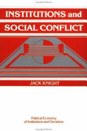 Institutions and social conflict /