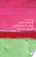Chinese literature : a very short introduction.