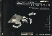 The Faber guide to twentieth-century architecture.