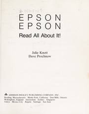 Epson, Epson, read all about it! /