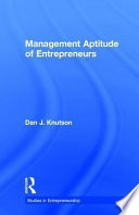 Management aptitude of entrepreneurs /