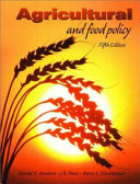 Agricultural and food policy /