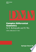 Complex differential geometry.