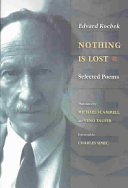 Nothing is lost : selected poems /