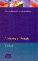 A history of Prussia /