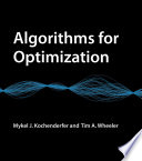 Algorithms for optimization /