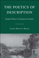 The poetics of description : imagined places in European literature /