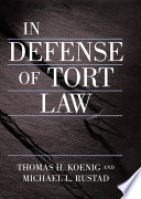 In defense of tort law /