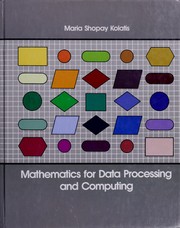 Mathematics for data processing and computing /