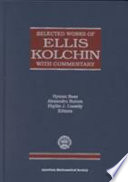 Selected works of Ellis Kolchin with commentary /