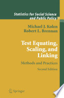 Test Equating, Scaling, and Linking : Methods and Practices /