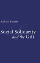 Social solidarity and the gift /