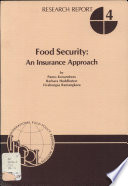 Food security : an insurance approach /
