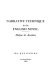 Narrative technique in the English novel : Defoe to Austen /