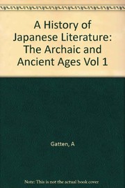 A history of Japanese literature /