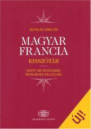 Magyar-francia kisszótár = Petit dictionnaire hongrois-français /