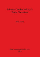 Infantry combat in Livy's battle narratives /