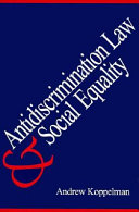 Antidiscrimination law and social equality /