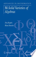 M-solid varieties of algebras /