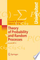 Theory of probability and random processes /