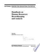 Handbook on human resources : recordkeeping and analysis /