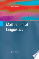 Mathematical linguistics /