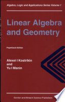 Linear algebra and geometry /