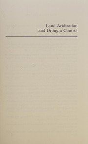 Land aridization and drought control /