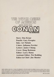The witch queen of Acheron : Conan the barbarian /