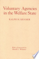 Voluntary agencies in the welfare state /