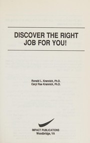 Discover the right job for you! /