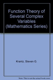 Function theory of several complex variables /