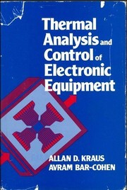 Thermal analysis and control of electronic equipment /