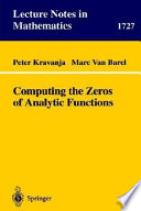 Computing the zeros of analytic functions /