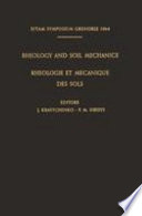 Rheology and Soil Mechanics / Rhéologie et Mécanique des Sols : Symposium Grenoble, April 1-8, 1964 / Symposium Grenoble, 1Er-8 Avril 1964 /