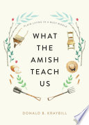What the Amish teach us : plain living in a busy world /