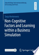 Non-Cognitive Factors and Learning within a Business Simulation /