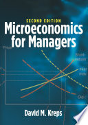 Microeconomics for managers /
