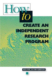 How to create an independent research program /