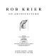 Rob Krier on architecture.