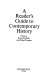 A reader's guide to contemporary history /