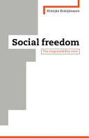 Social freedom : the responsibility view /