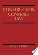 Construction contract law /