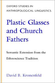 Plastic glasses and church fathers : semantic extension from the ethnoscience tradition /