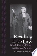 Reading for the law : British literary history and gender advocacy /