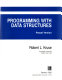 Programming with data structures : Pascal version /