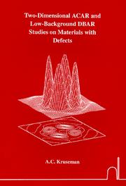 Two-dimensional ACAR and low-background DBAR studies on materials with defects /
